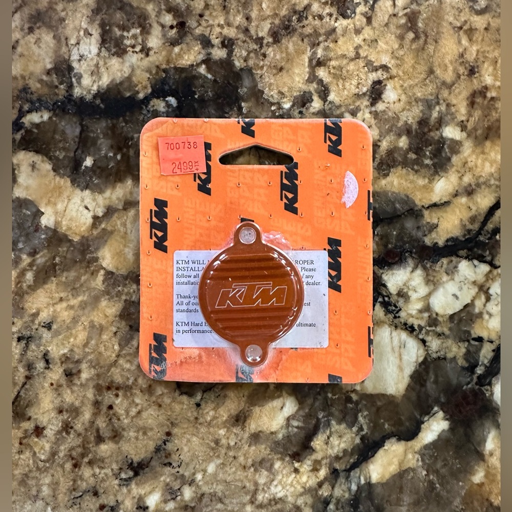 KTM Powerparts Orange SXS Oil Filter Cover